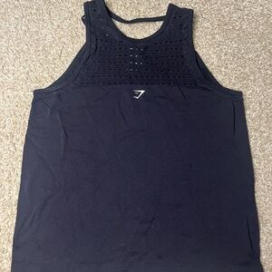 Gymshark Lightweight Training Tank – Black – Size Small
